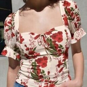 Reformation Delevan Top New with Tags